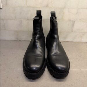 COS Black Leather Men's Boots